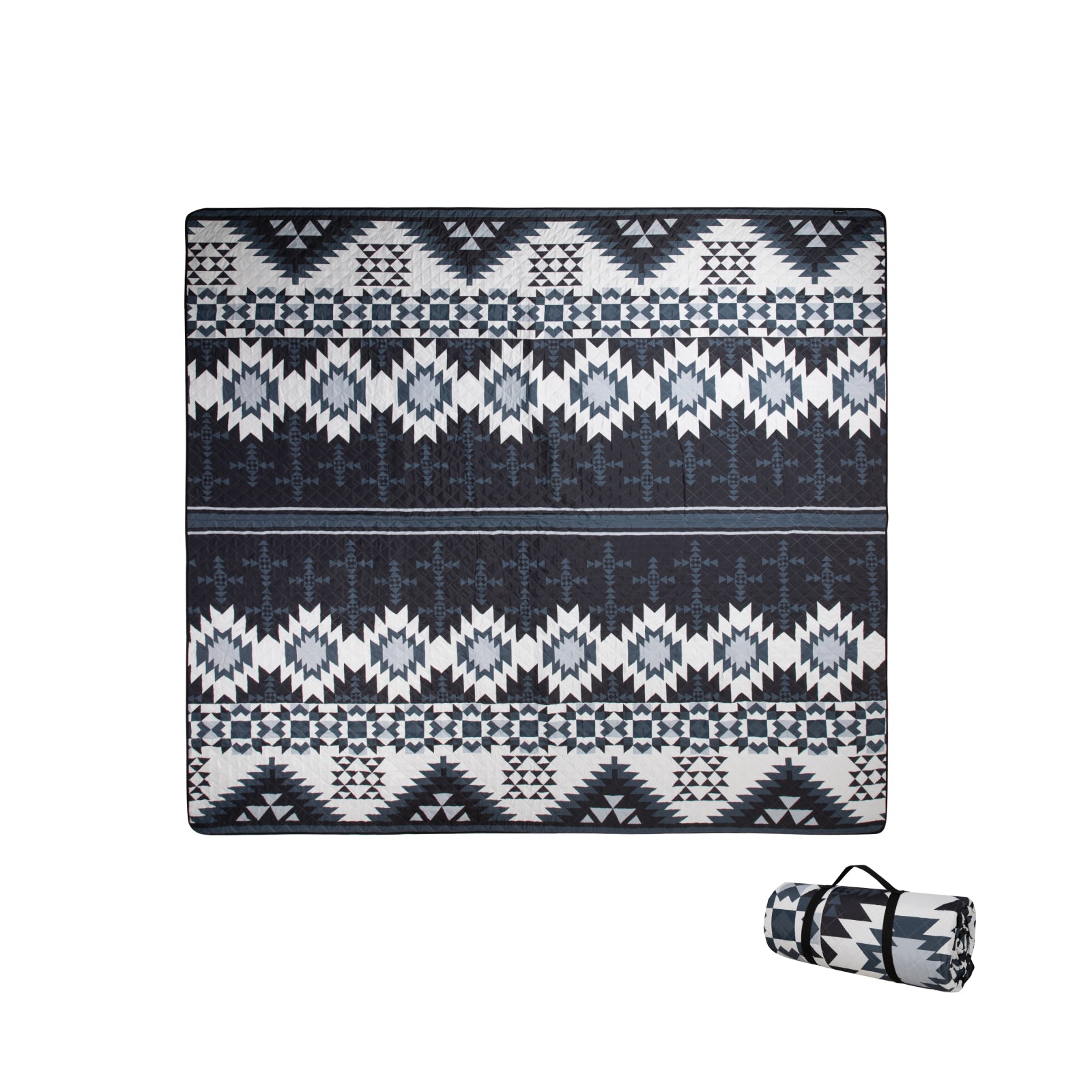 kingcamp-isiay-max-2-8-extra-large-waterproof-camping-tent-mat-aztec-pattern image 1