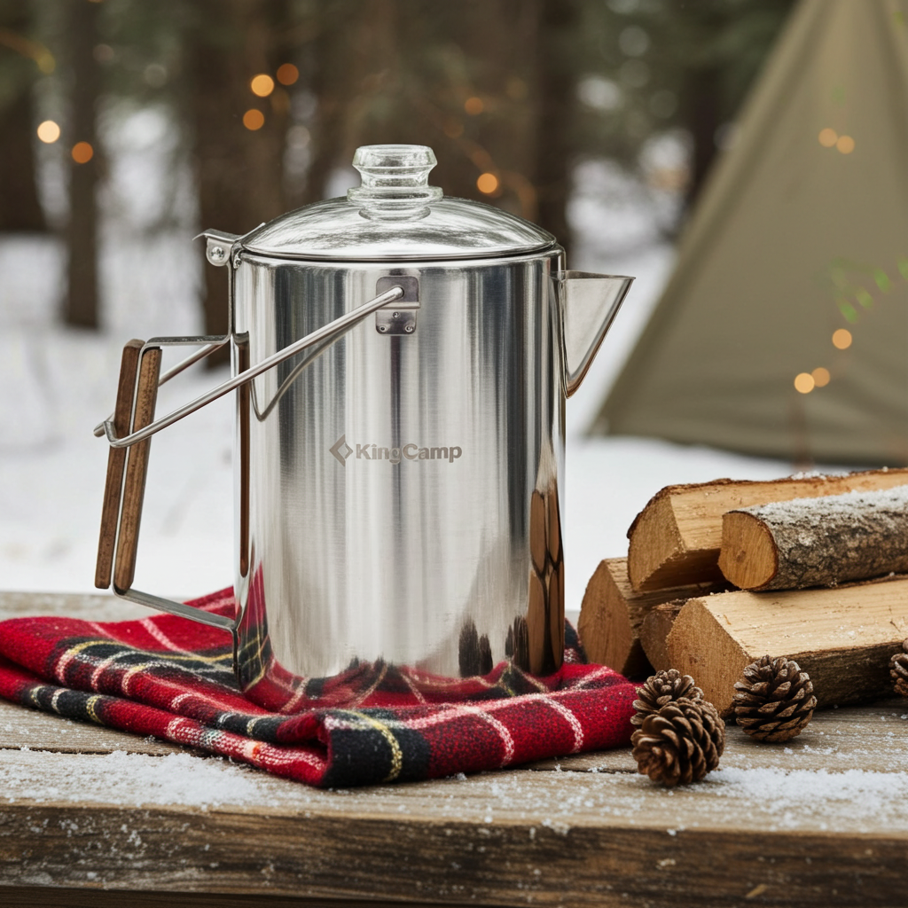kingcamp-12-cup-stainless-steel-camping-coffee-percolator image 2
