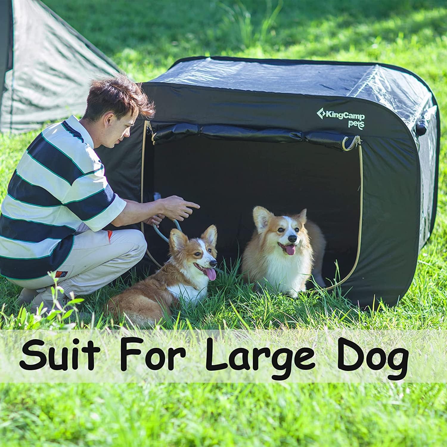 kingcamp-pets-pop-up-pet-tent-xxl image 6