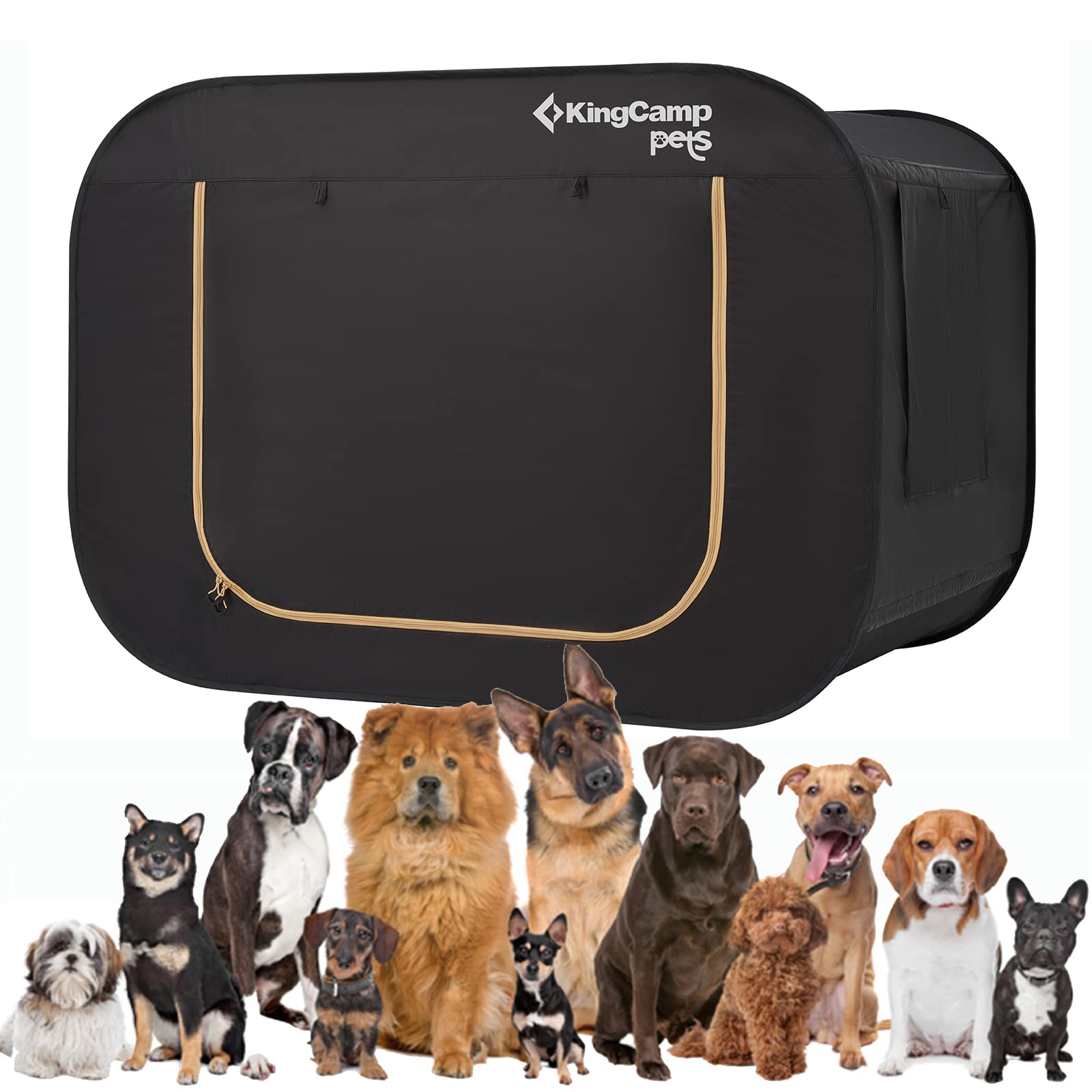 kingcamp-pets-pop-up-pet-tent-xxl image 1