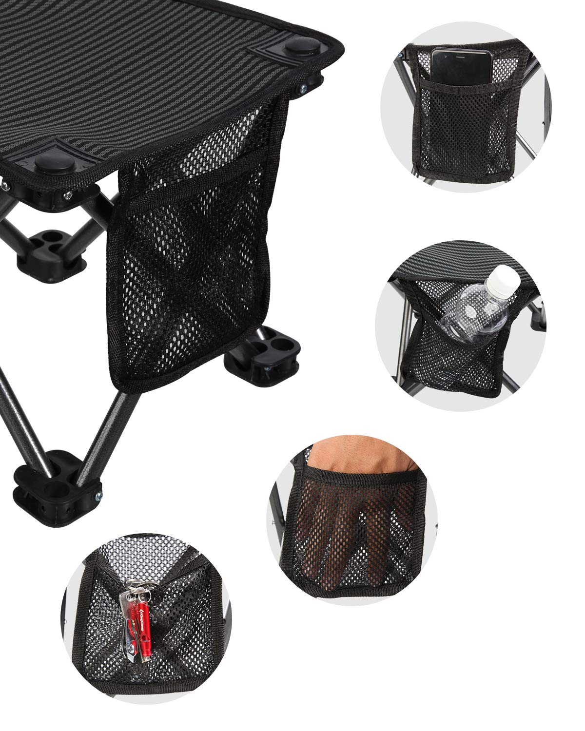 kingcamp-camping-stool-set-portable-durable-folding-stool-with-carry-bag image 4