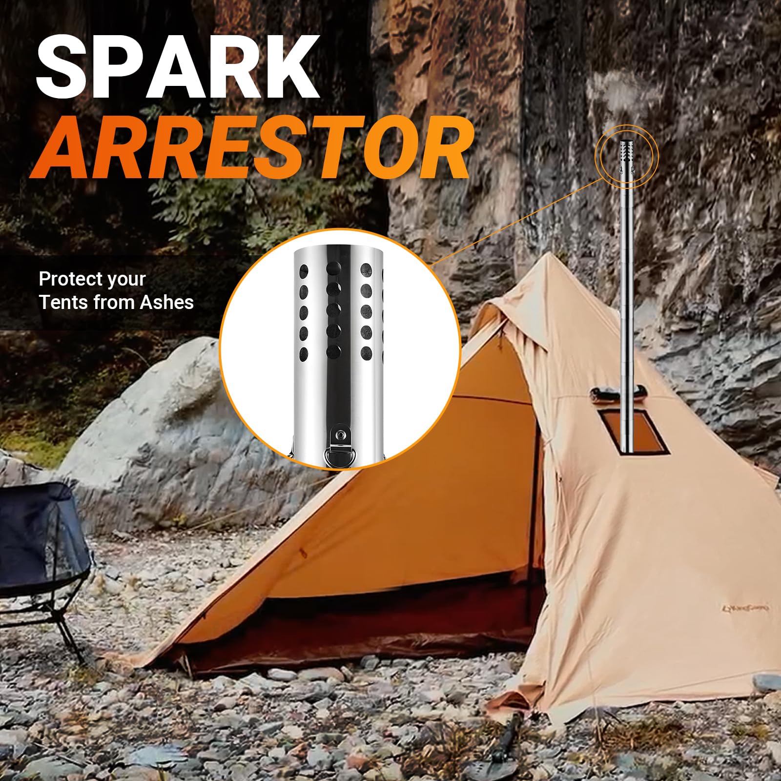 kingcamp-surefire-camping-wood-tent-stove-portable-collapsible-for-cooking-and-h image 2
