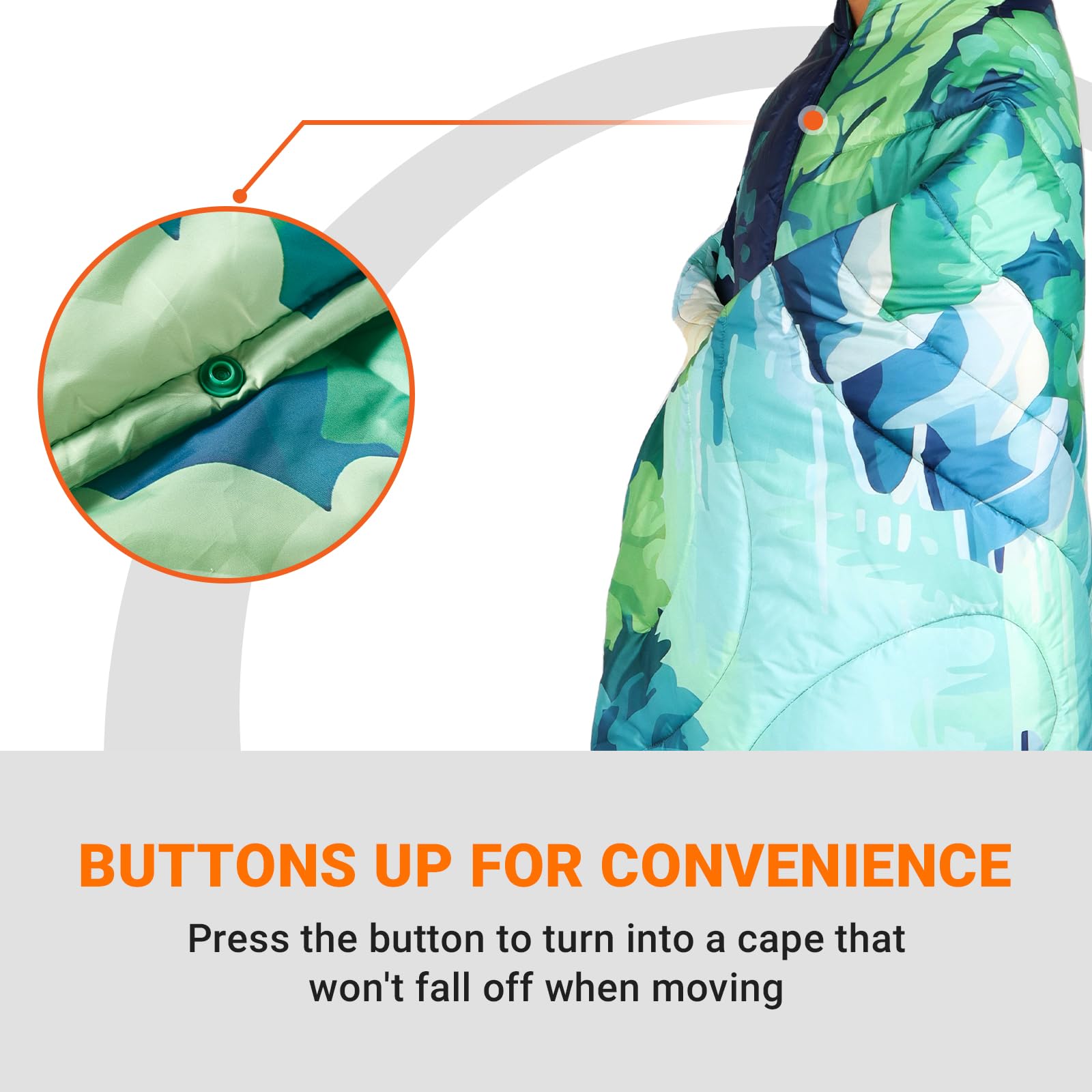 kingcamp-smart-150-travel-blanket-multifunctional-throw-and-emergency-sleeping-b image 5