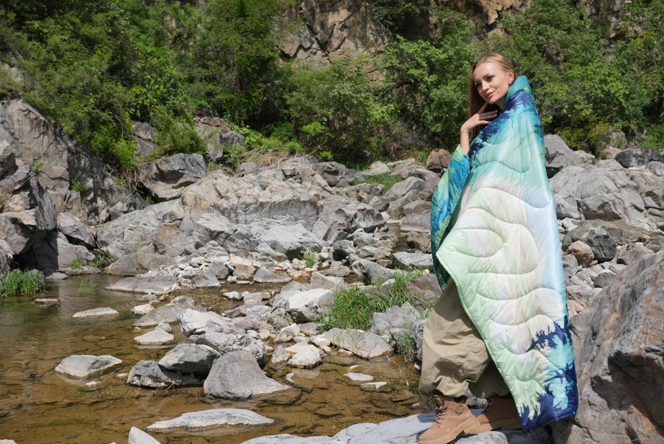 kingcamp-smart-150-travel-blanket-multifunctional-throw-and-emergency-sleeping-b image 6