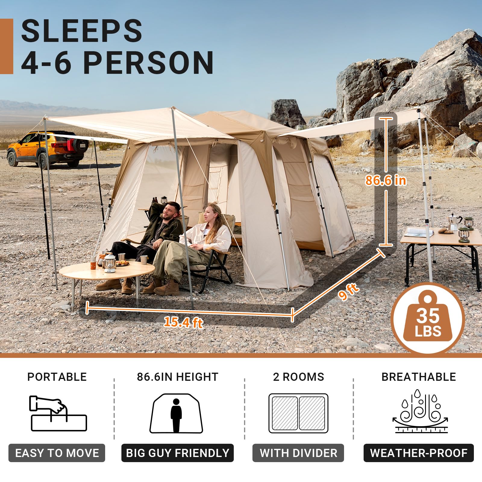 kingcamp-mountain-in-t2-quick-setup-cabin-tent image 3