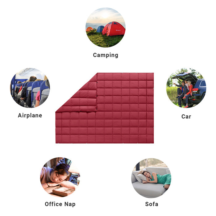 kingcamp-1-2-person-lightweight-multi-purpose-blanket-down-alternative image 3