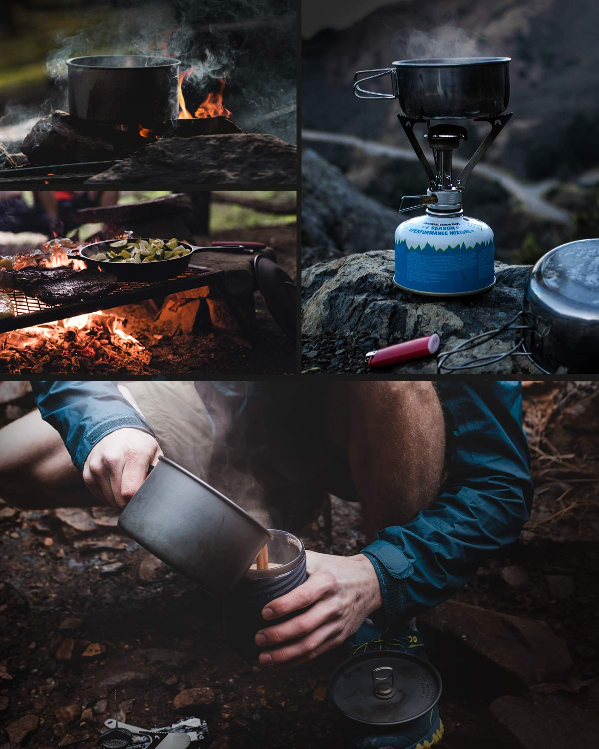 kingcamp-18-piece-camping-cookware-set-with-large-pot-medium-pot-and-frying-pan image 8