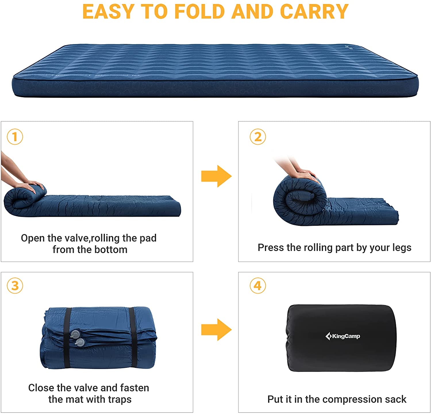 kingcamp-4-thick-double-self-inflating-camping-pad-insulated-rectangular-pad-wit image 7