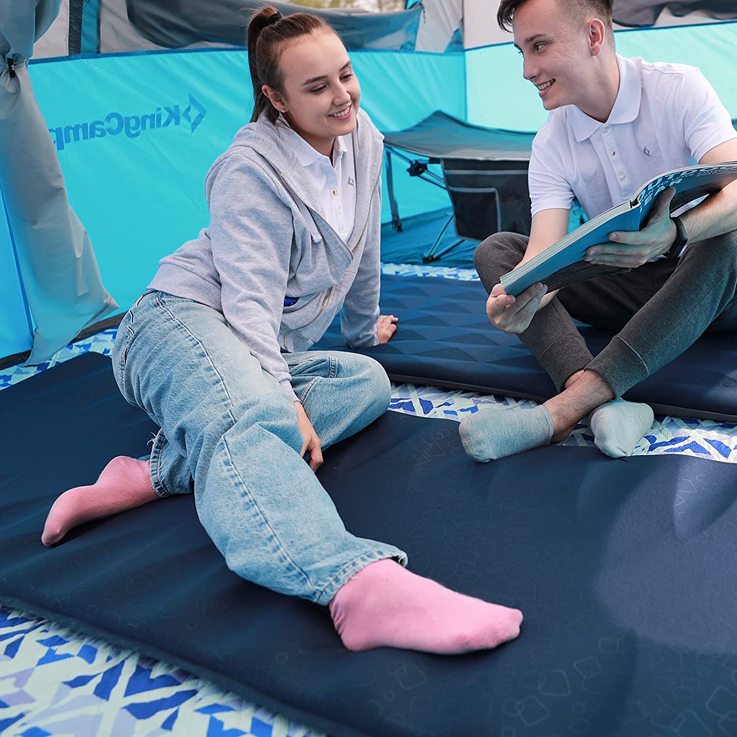 kingcamp-3d-self-inflating-ultralight-sleeping-pad-1-person-insulated-pad-bogo-e image 4
