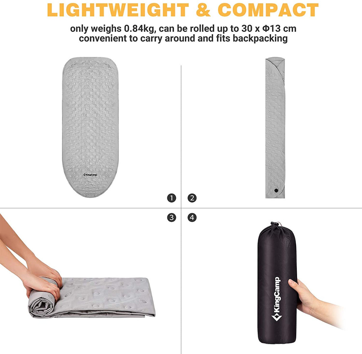kingcamp-3-inch-thick-lightweight-air-mattress-insulated-sleeping-pad-for-backpa image 2