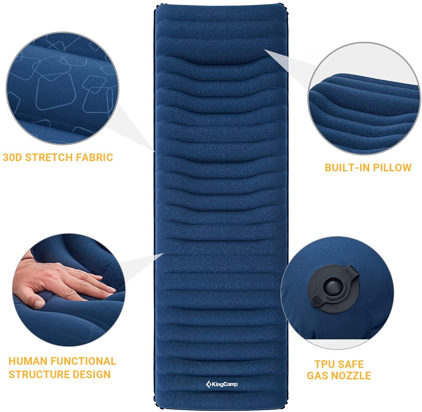 kingcamp-5-5-inch-thick-air-sleeping-pad-with-pillow-insulated-rectangular-camp- image 3