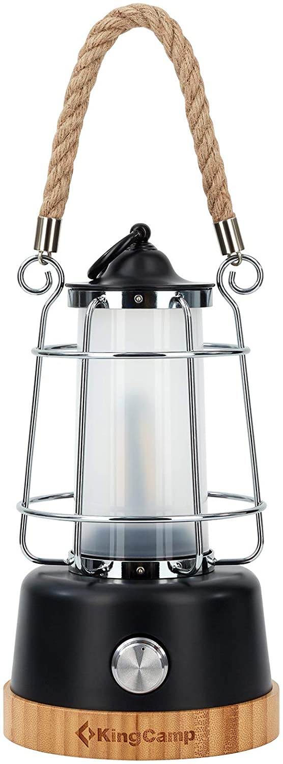 kingcamp-adjustable-brightness-rechargeable-lantern-vintage-style-led-usb-port image 8