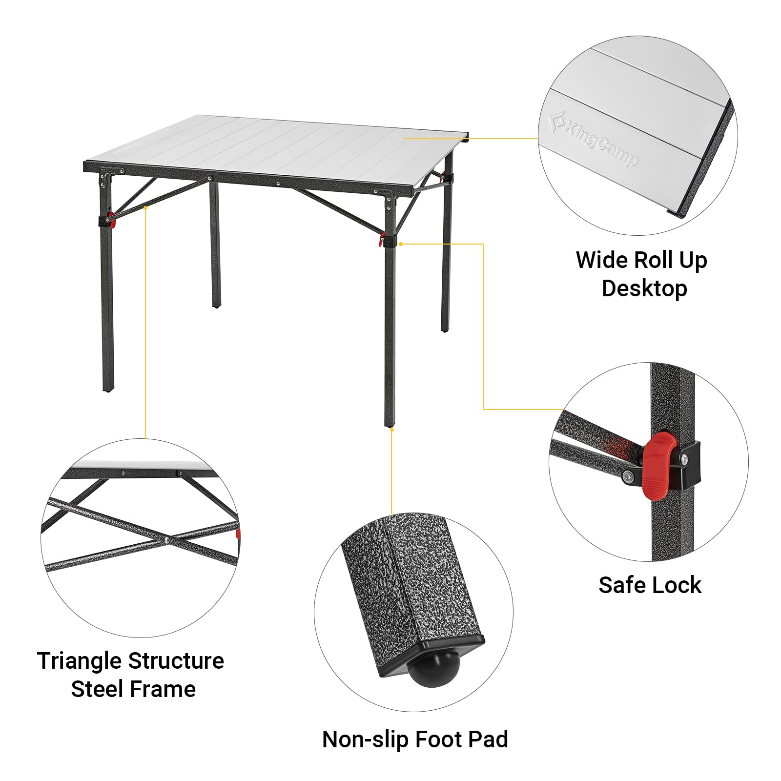 kingcamp-marble-plus-aluminum-table-for-2-4-person image 3