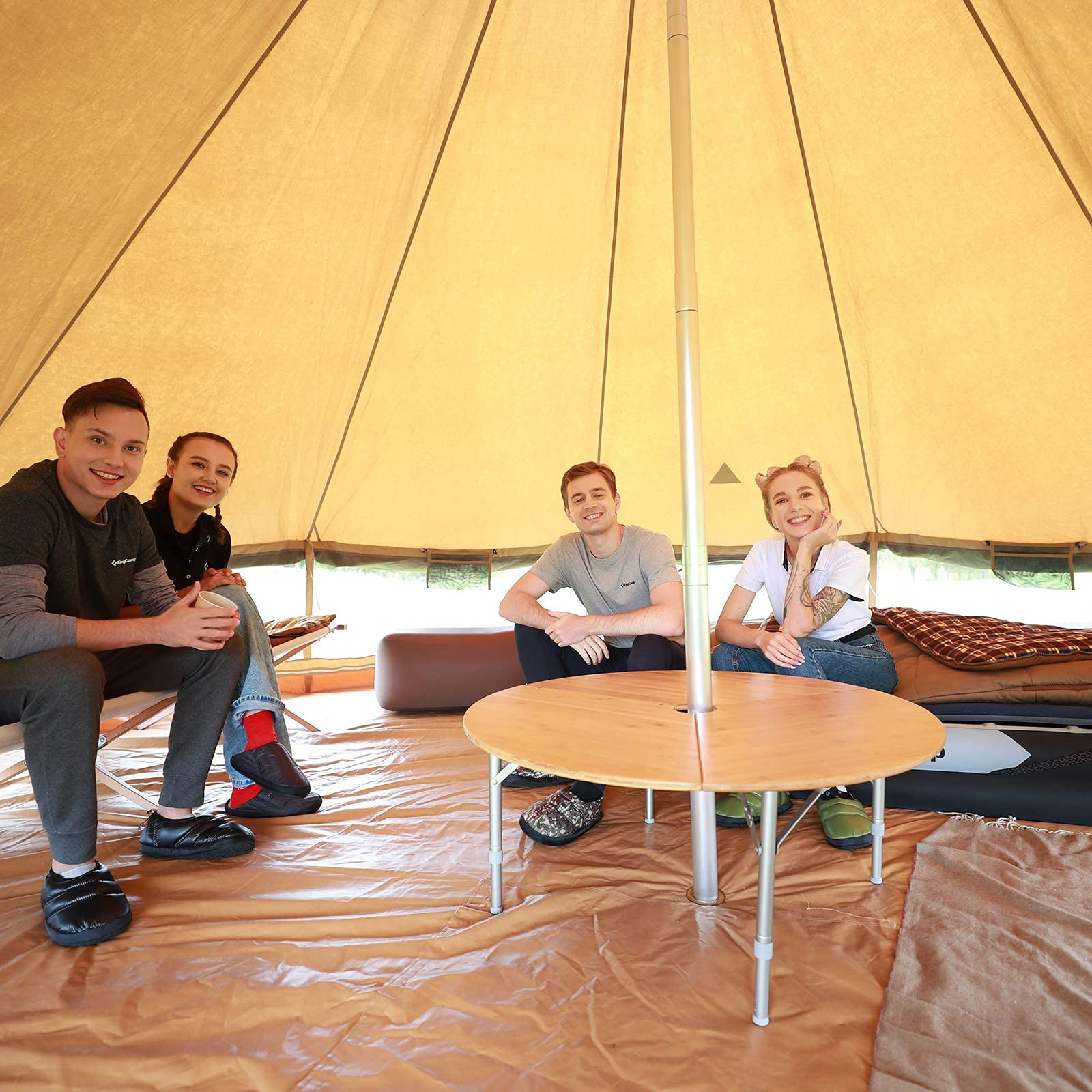 kingcamp-bamboo-round-folding-table image 8