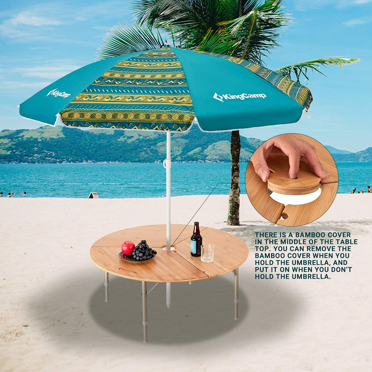 kingcamp-bamboo-round-folding-table image 7