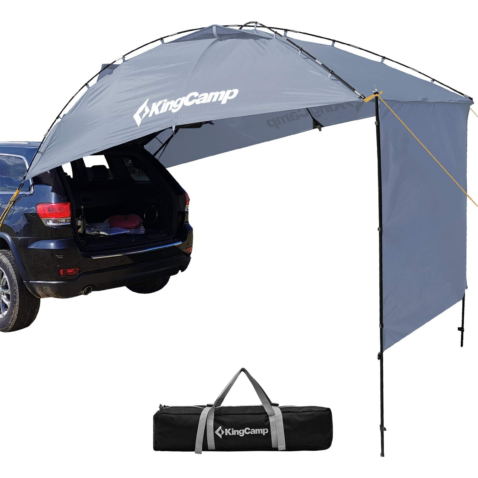 kingcamp-beach-suv-awning-shelter-waterproof-2-3-person-easy-setup-with-poles image 4