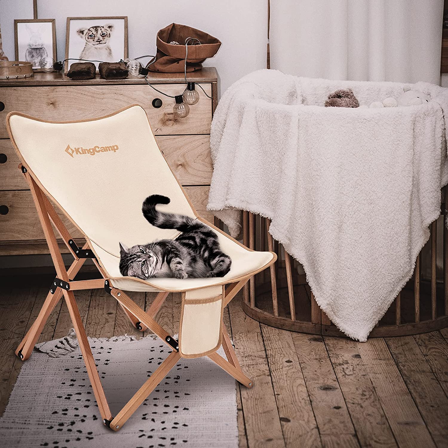 kingcamp-butterfly-chair-with-removable-canvas-cover image 6