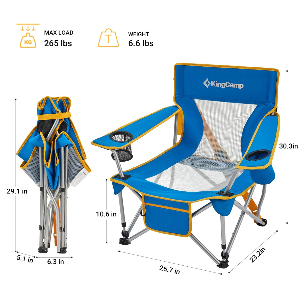 kingcamp-low-sling-lightweight-beach-chair image 3