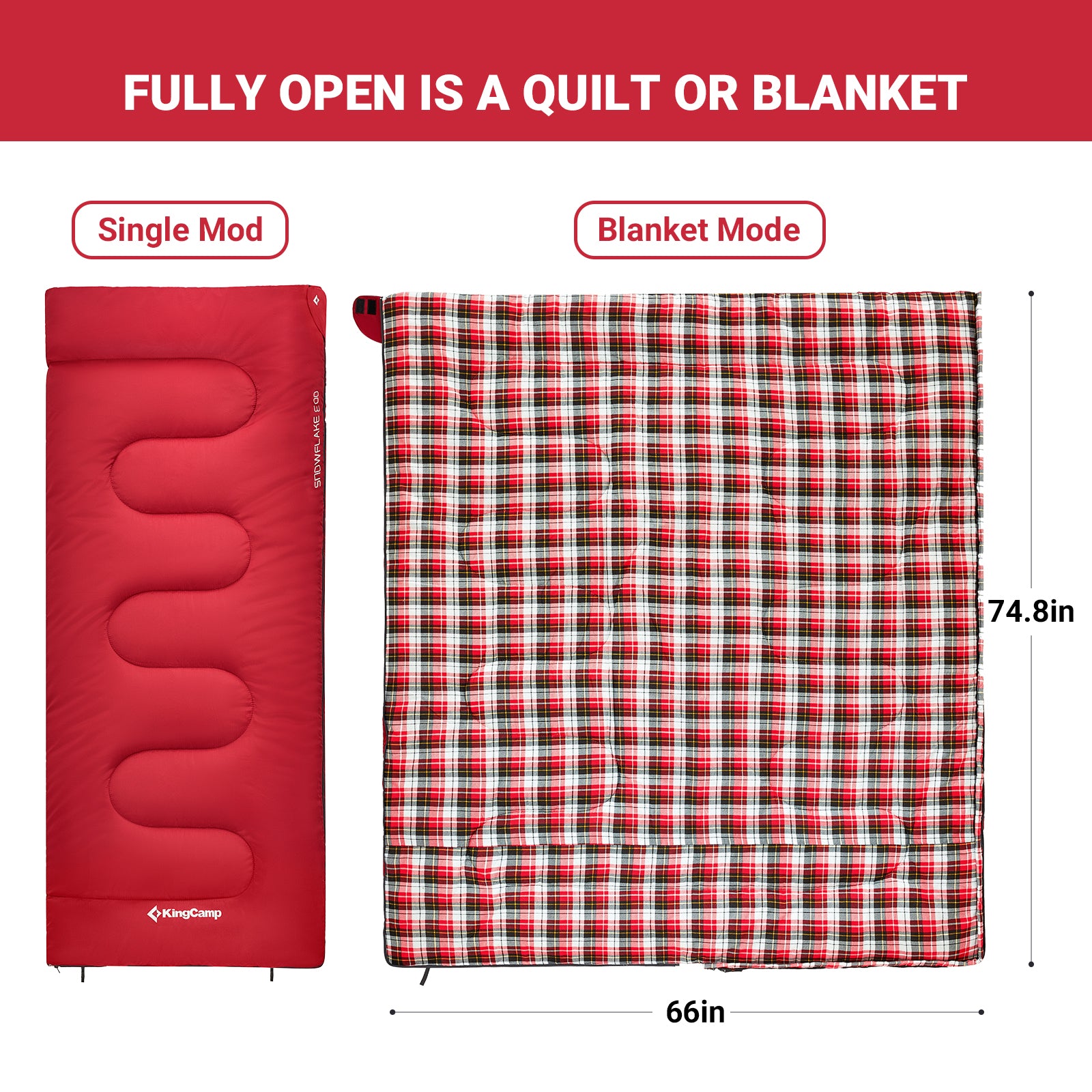 kingcamp-cotton-flannel-3-season-sleeping-bags image 8