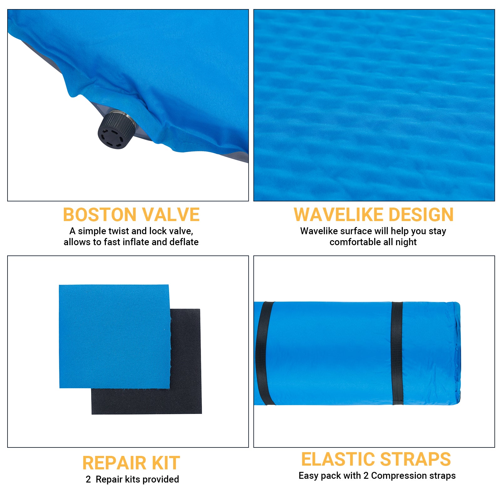 kingcamp-double-self-inflating-sleeping-pad image 4