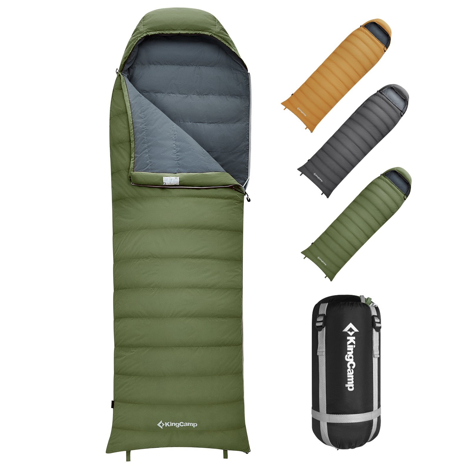 kingcamp-duck-down-sleeping-bag-3-season-camping-and-travel-down-bag image 3