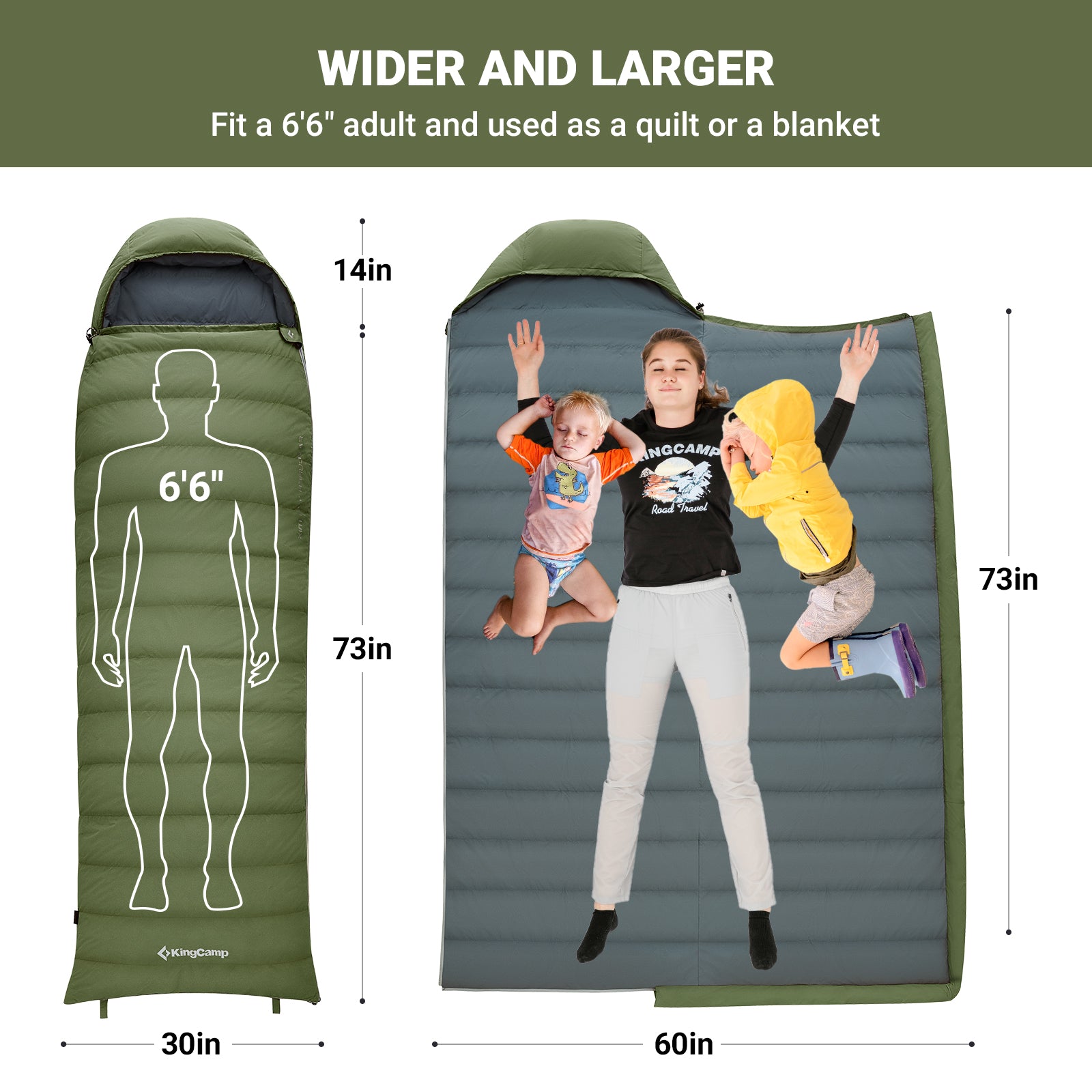 kingcamp-duck-down-sleeping-bag-3-season-camping-and-travel-down-bag image 5