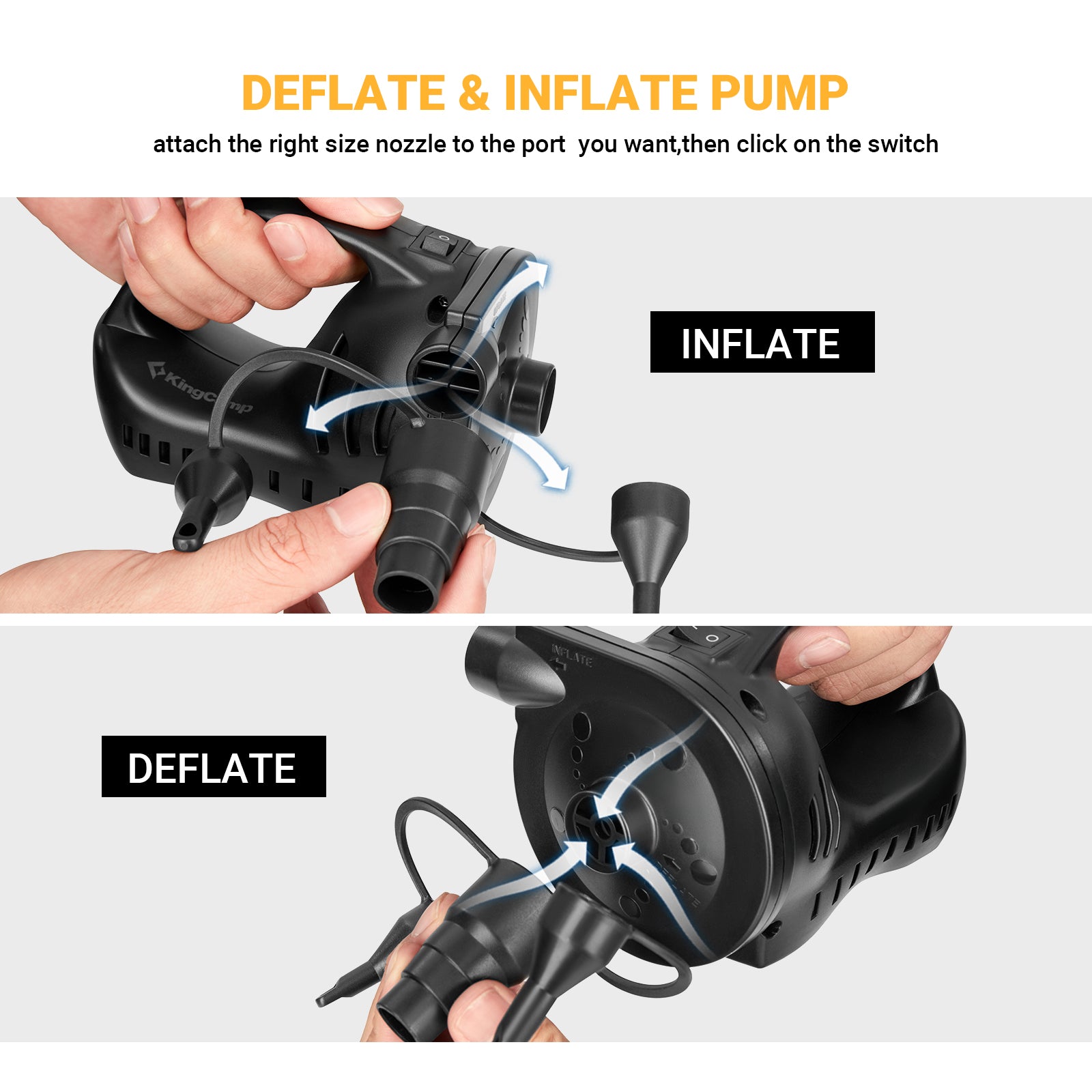 kingcamp-electric-inflator-deflator-air-mattress-pump image 3