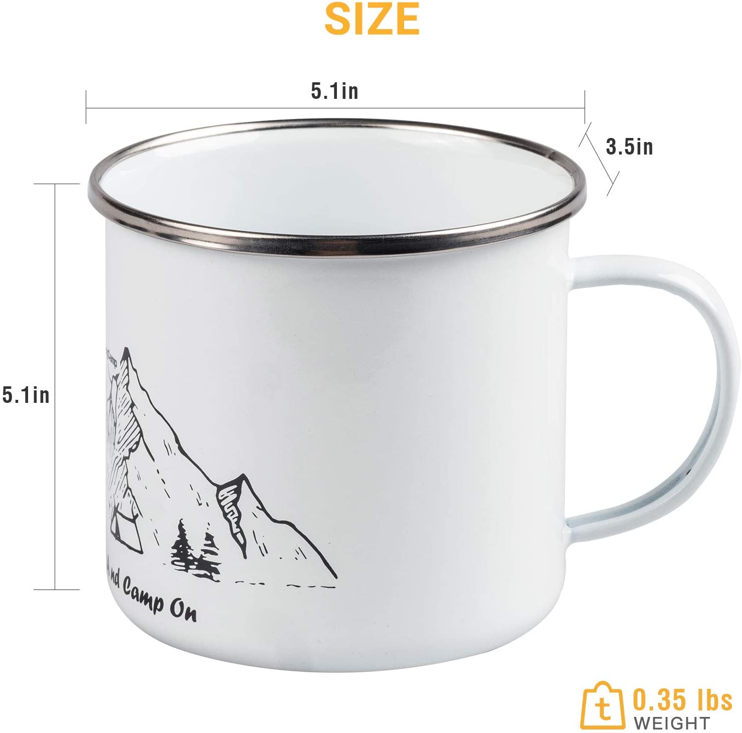 kingcamp-enamel-coffee-camping-mugs-15-fl-oz-rust-proof-ultralight-classic-desig image 3