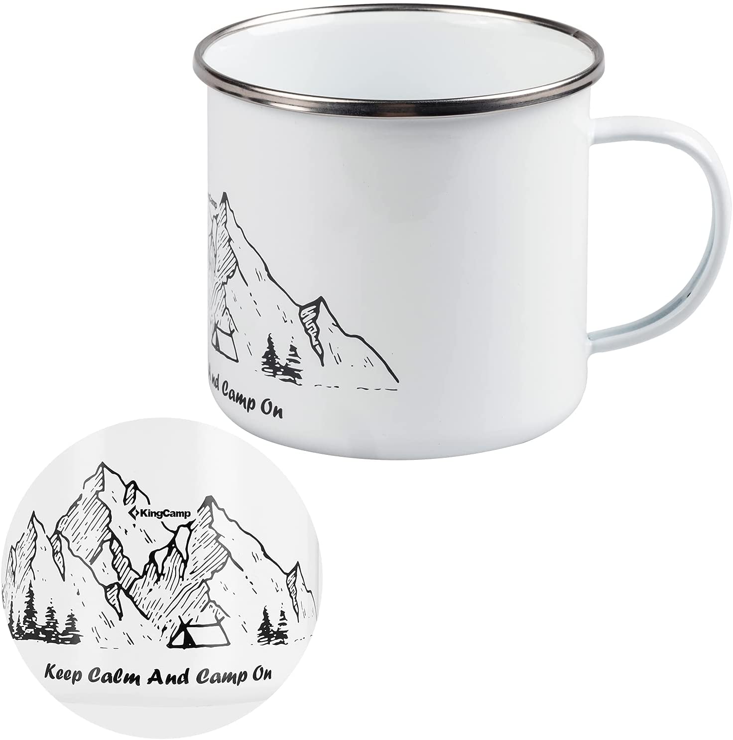 kingcamp-enamel-coffee-camping-mugs-15-fl-oz-rust-proof-ultralight-classic-desig image 7