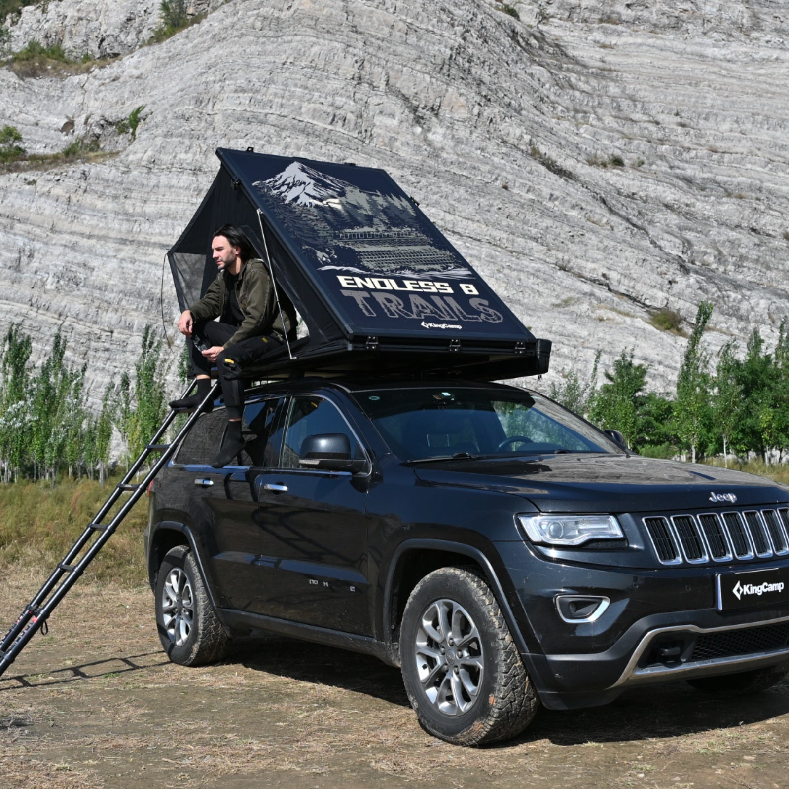 kingcamp-endless-8-aluminum-hardshell-rooftop-tent image 3