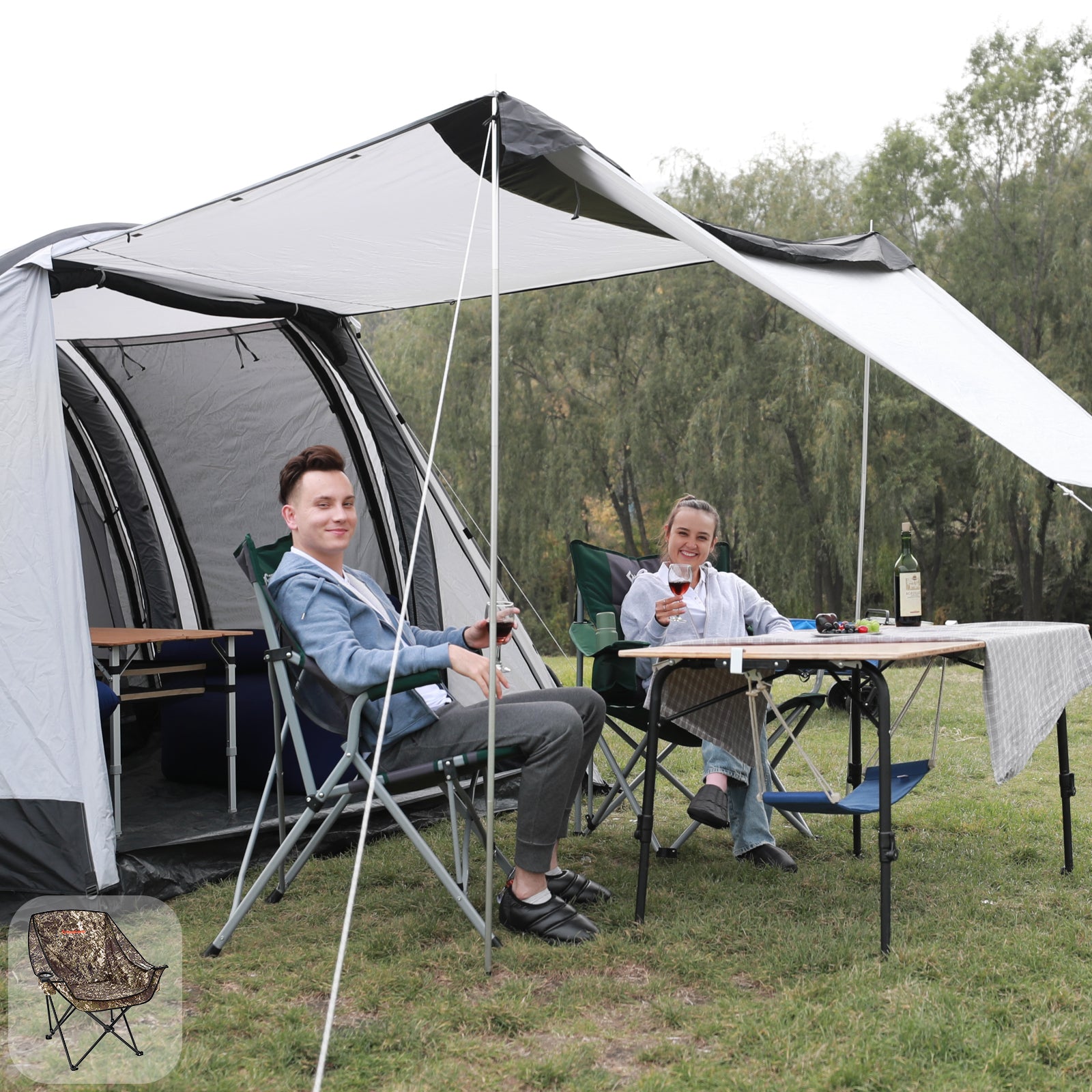 kingcamp-extra-large-slant-backrest-chair image 7