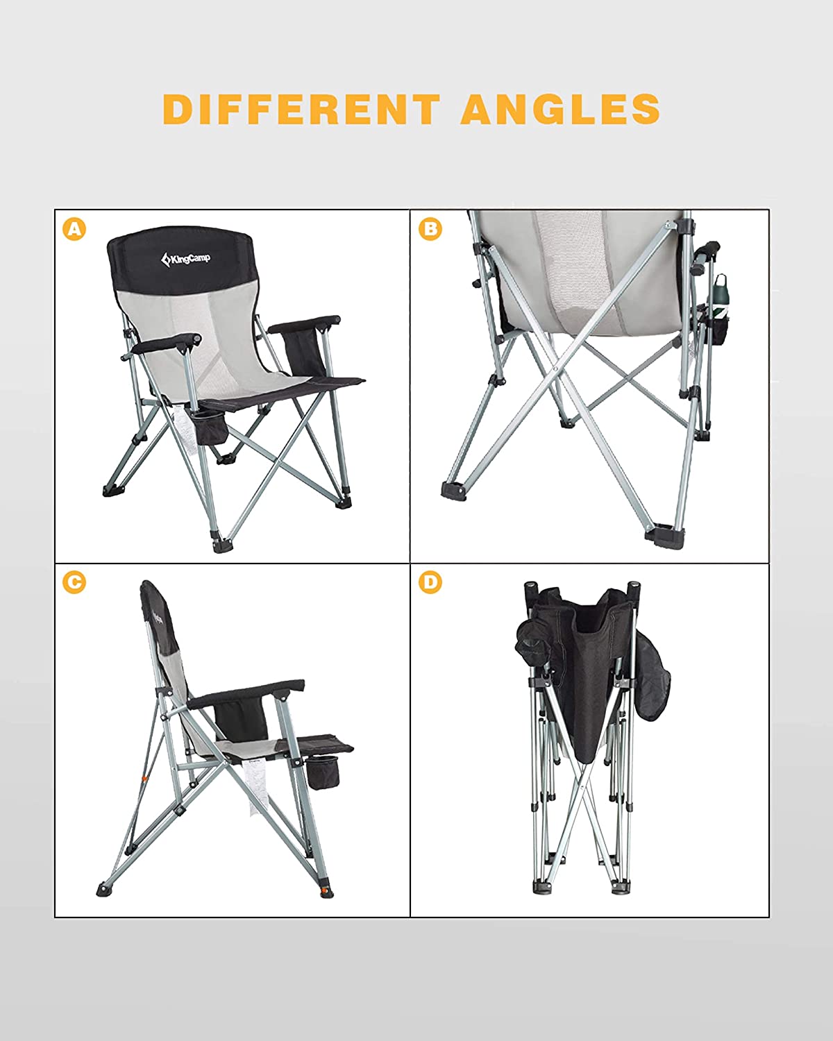 kingcamp-folding-lightweight-camping-chair-with-breathable-mesh-back image 3