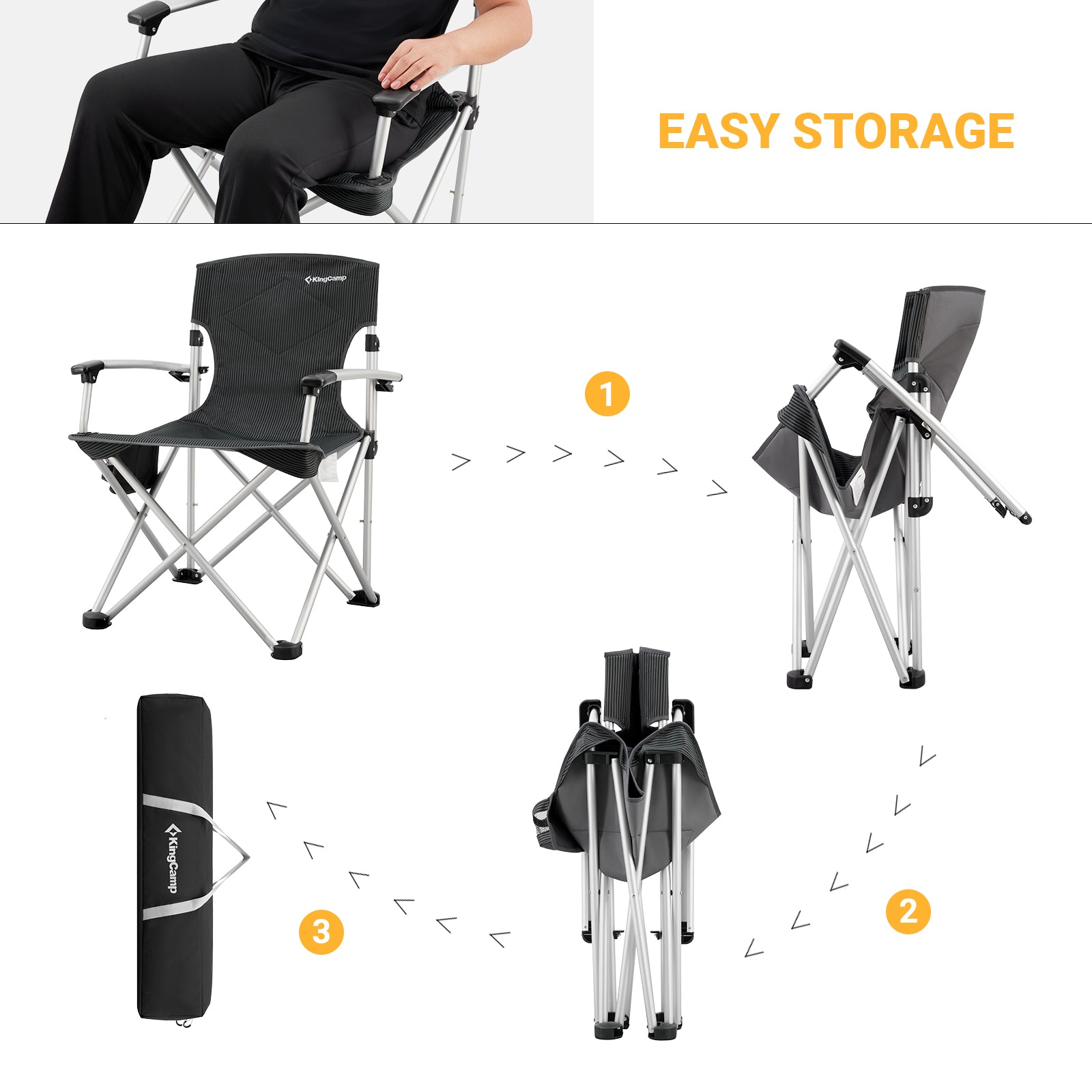 kingcamp-timeless-aluminum-tube-hard-arm-chair-camping-chair image 3