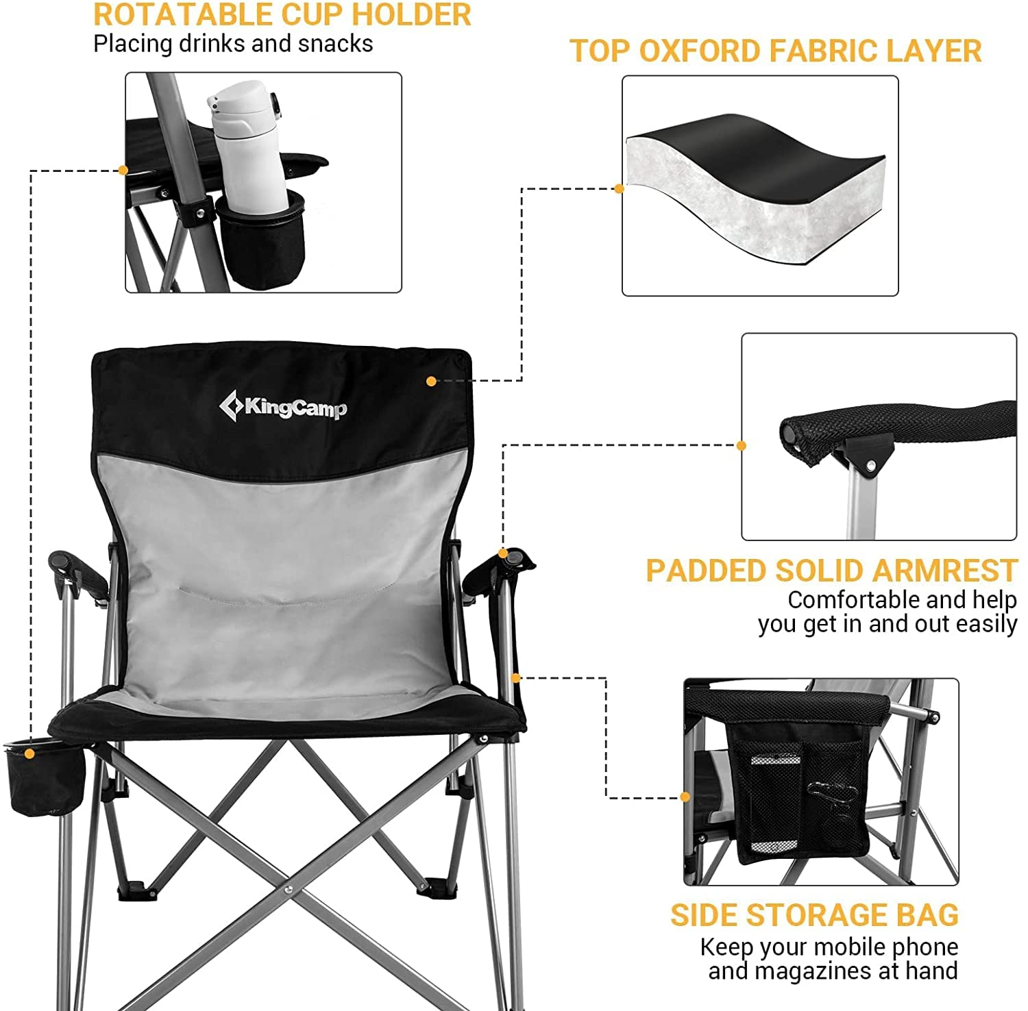 kingcamp-folding-padded-camping-chair image 5