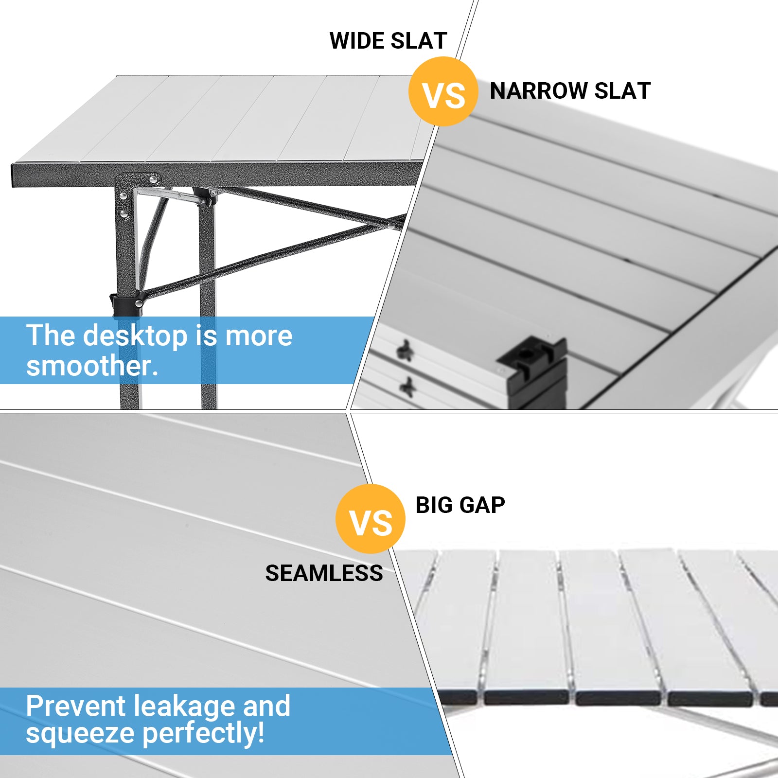 kingcamp-granite-aluminum-folding-table-for-4-6-person-53x27-inches image 6