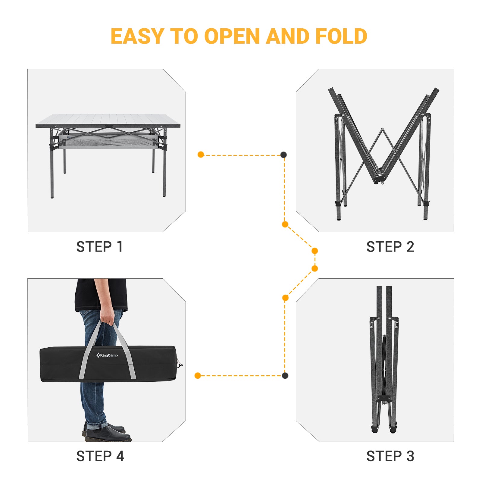 kingcamp-aluminum-roll-up-table-with-storage-layer-53x27 image 4