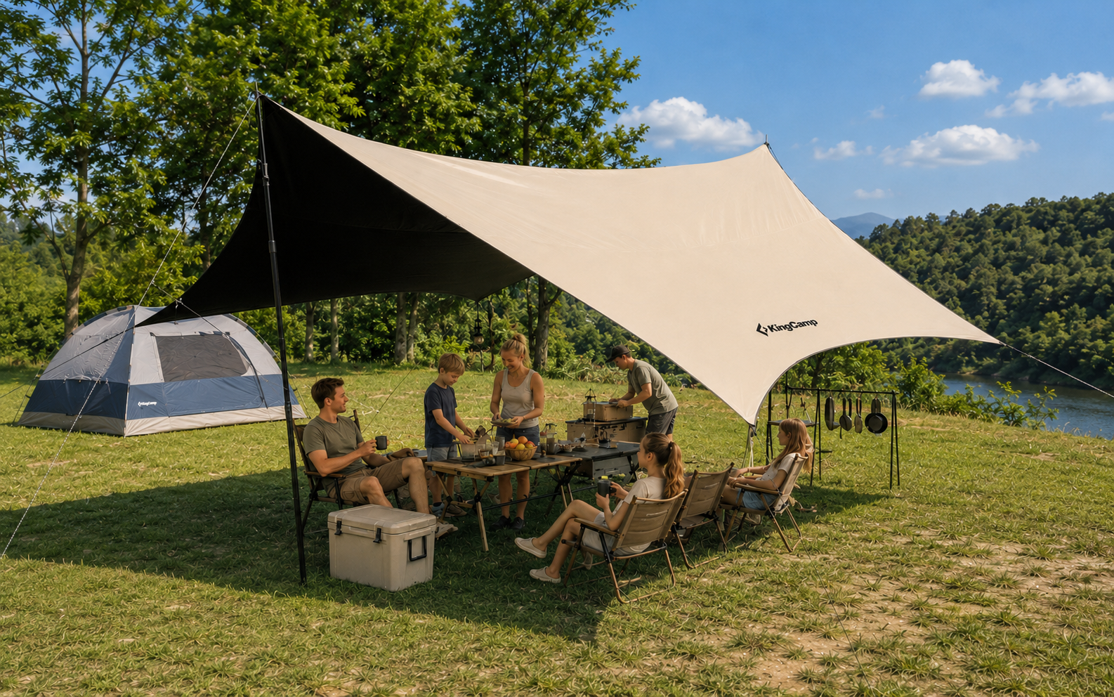 kingcamp-hexa-blackout-heavy-duty-tarp-shelter image 7