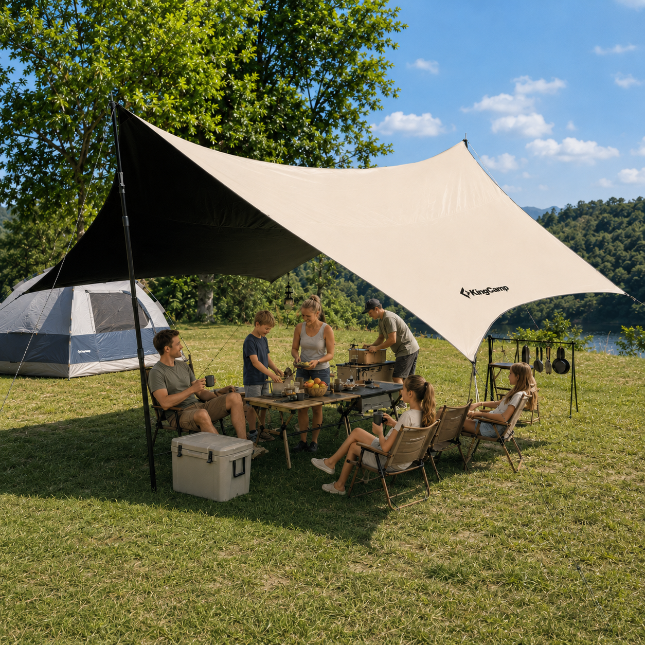 kingcamp-hexa-blackout-heavy-duty-tarp-shelter image 8