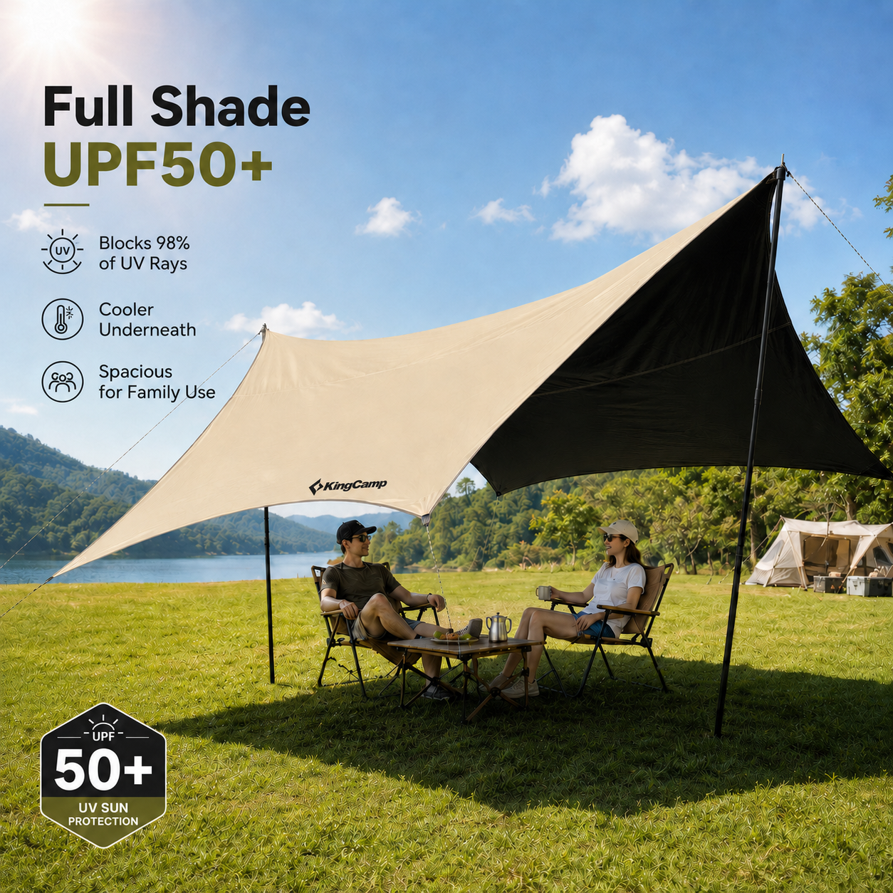 kingcamp-hexa-blackout-heavy-duty-tarp-shelter image 5