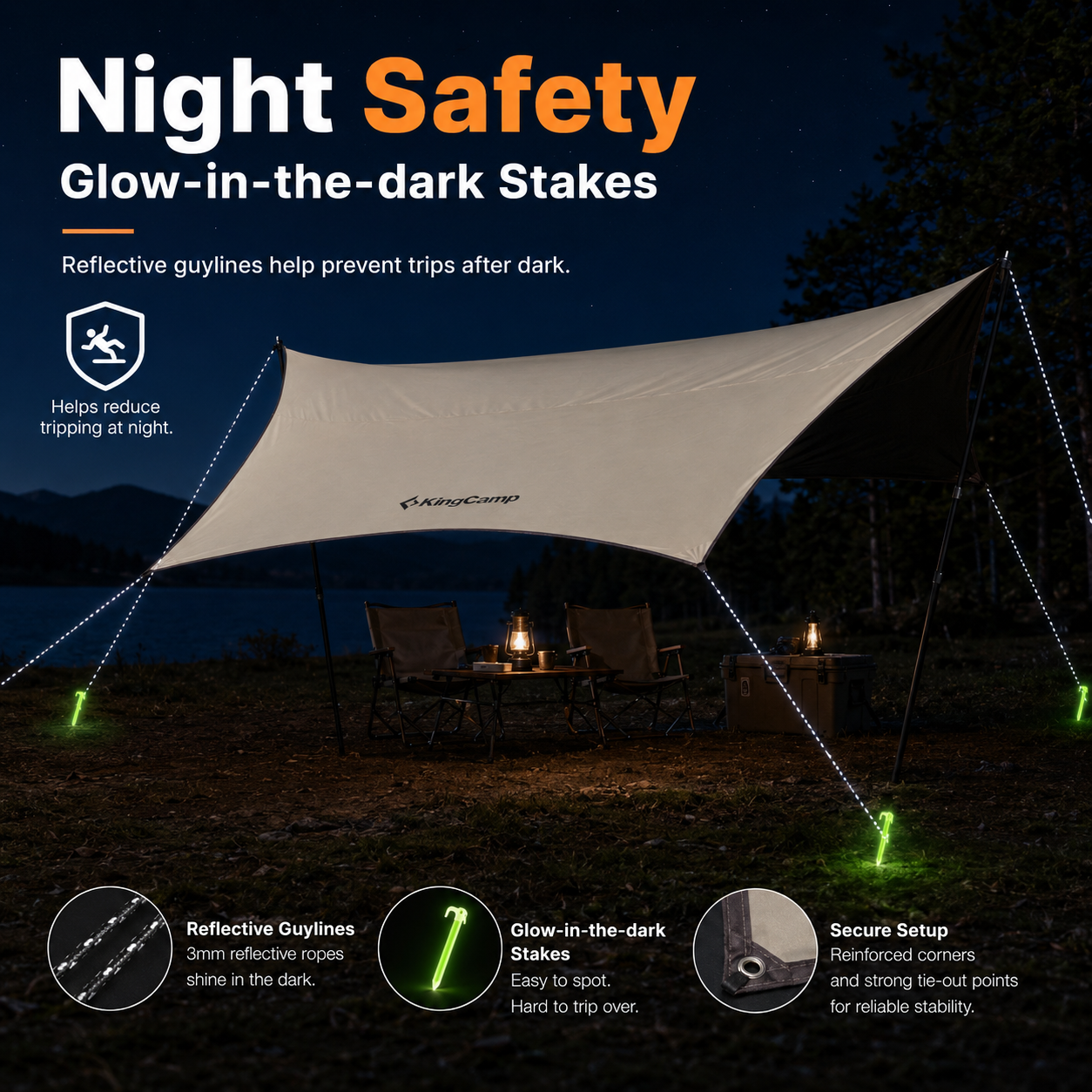 kingcamp-hexa-blackout-heavy-duty-tarp-shelter image 2