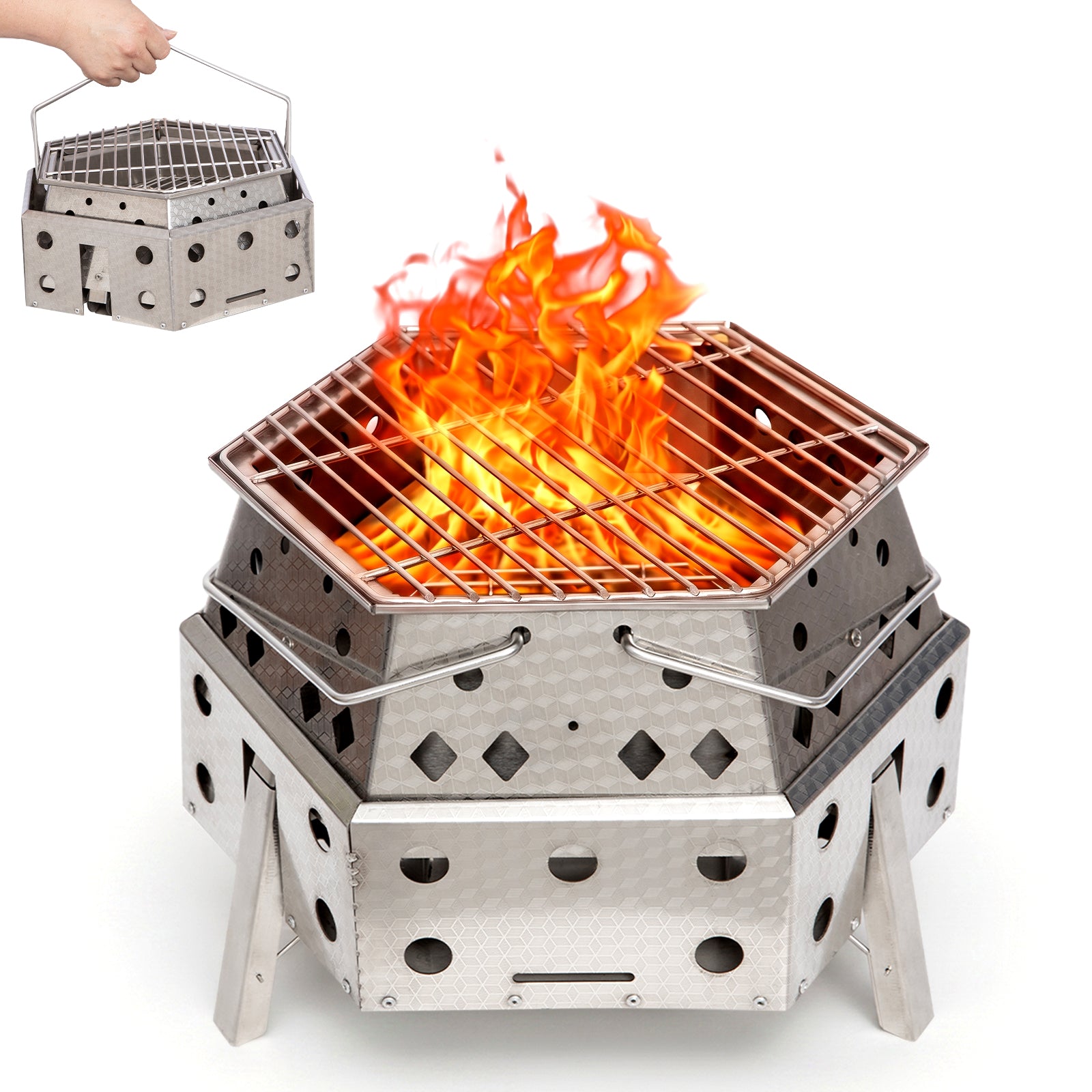 kingcamp-hexagonal-telescopic-wood-burning-stove image 2
