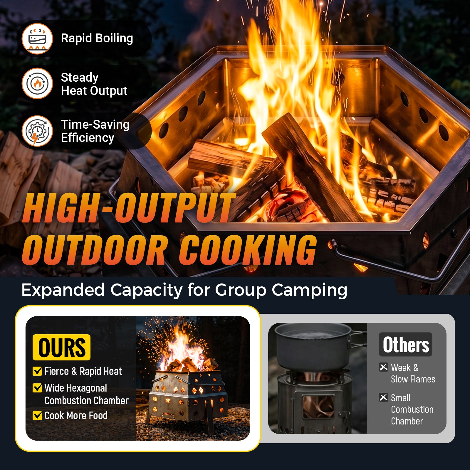 kingcamp-hexagonal-telescopic-wood-burning-stove image 7