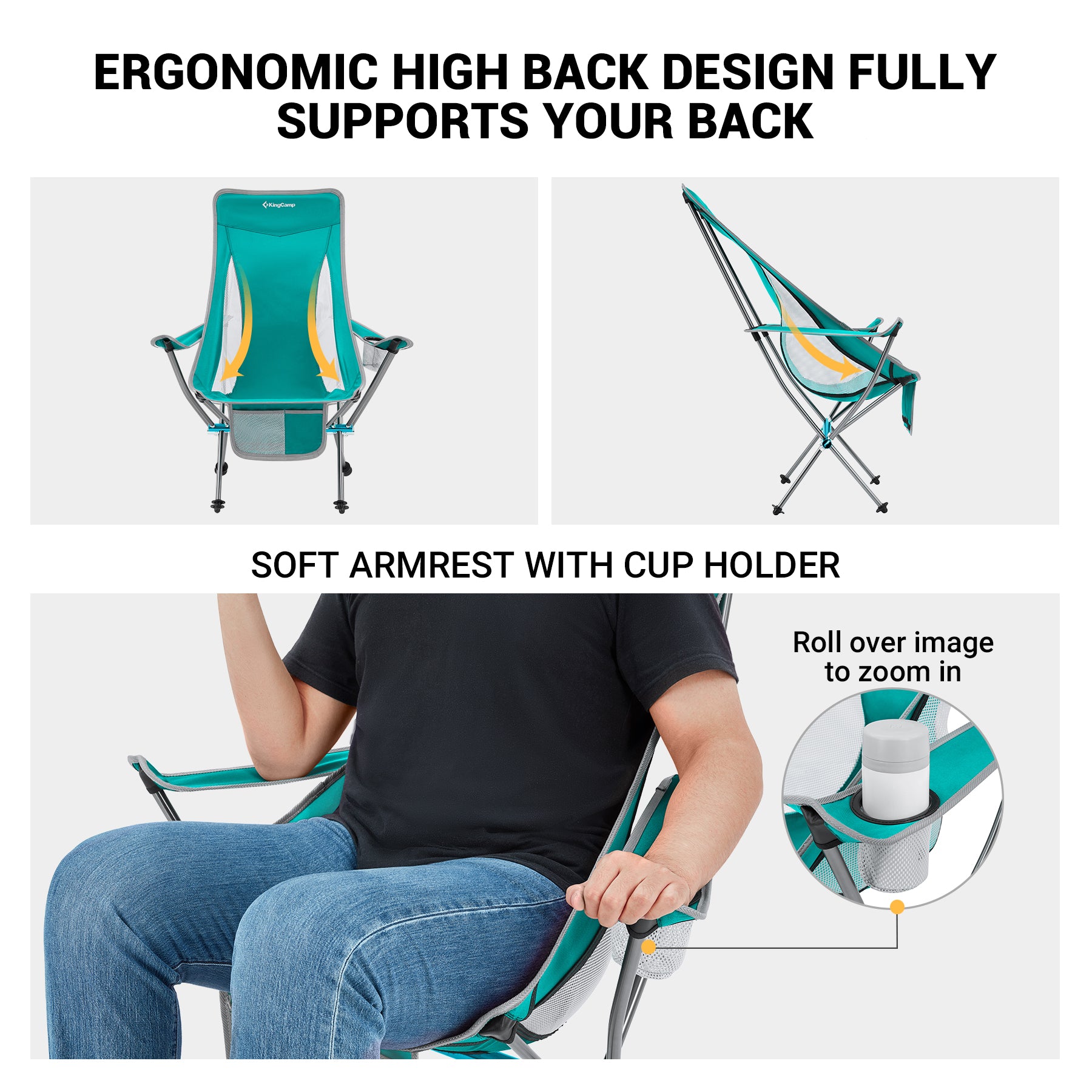 kingcamp-lightweight-highback-camping-chairs-aluminum-alloy image 8