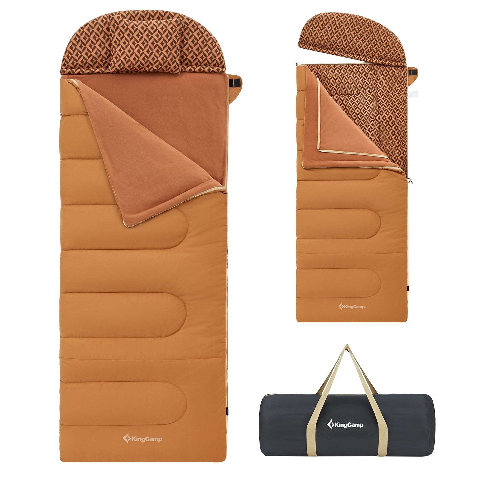 kingcamp-3-in-1-sleeping-bag-with-removable-liner image 2