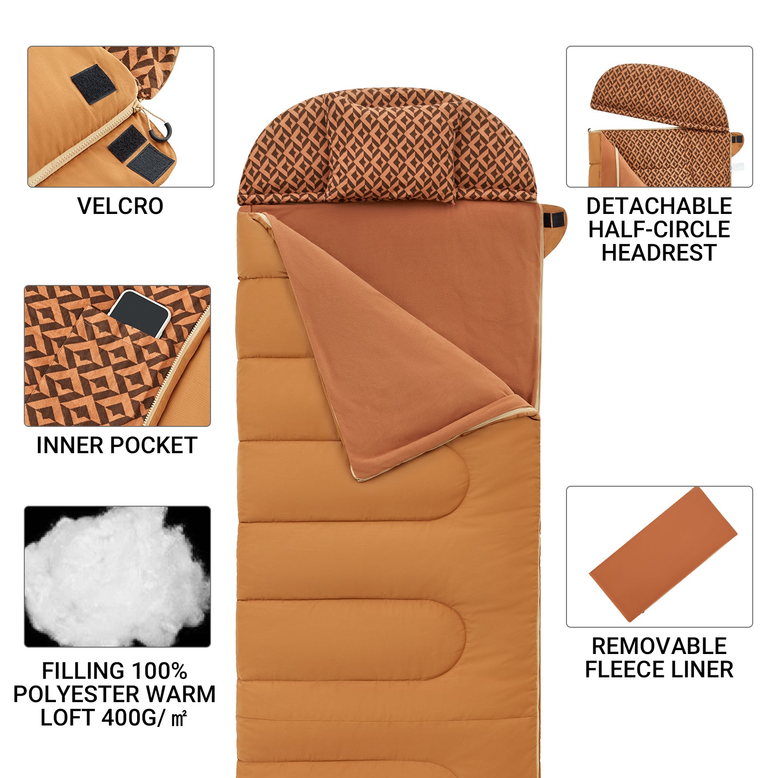 kingcamp-3-in-1-sleeping-bag-with-removable-liner image 5