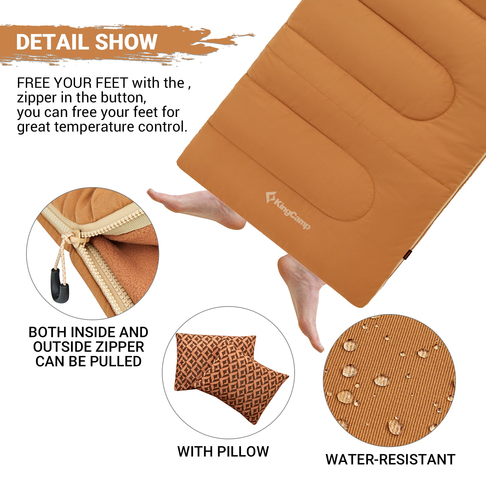 kingcamp-3-in-1-sleeping-bag-with-removable-liner image 6
