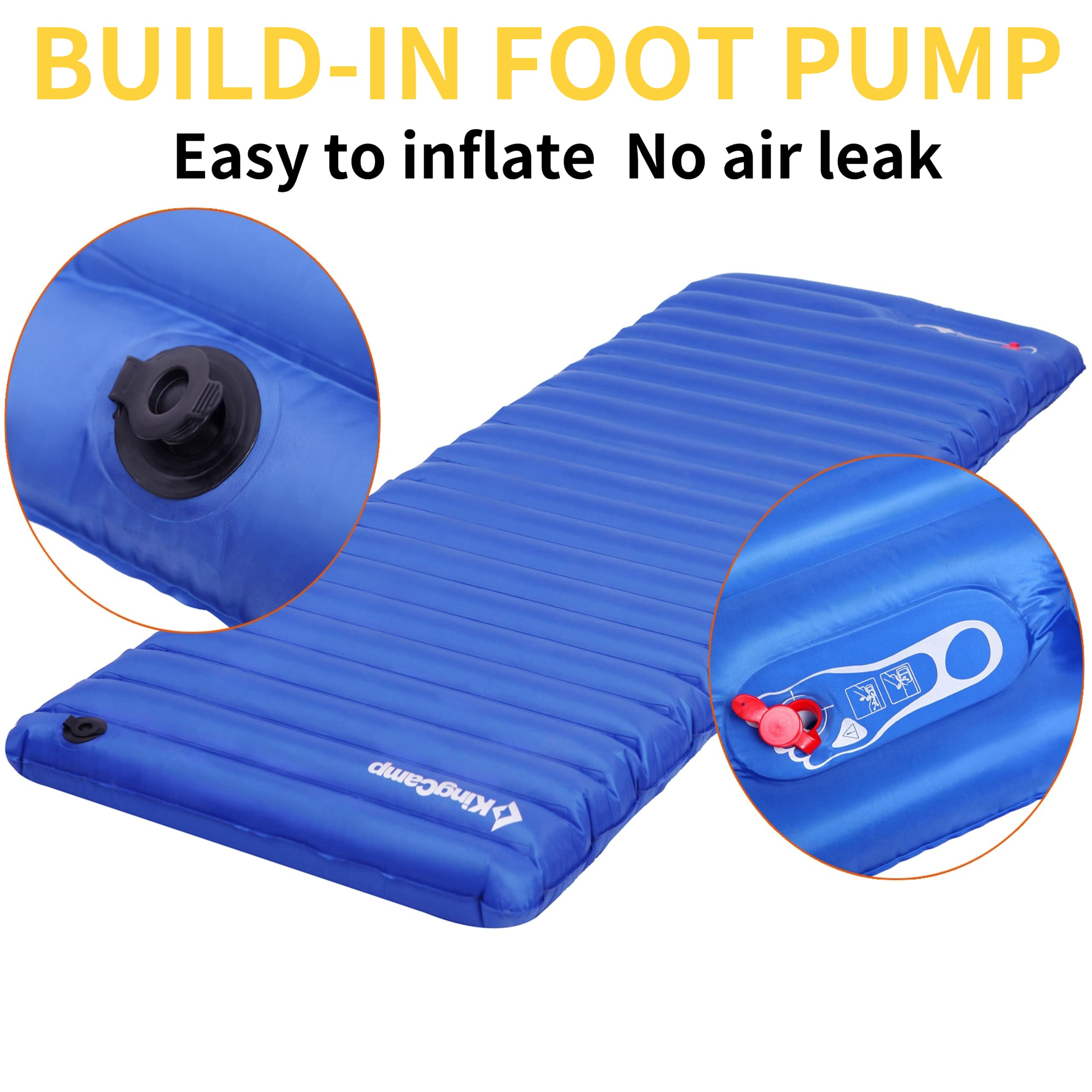 kingcamp-inflatable-air-foot-press-sleeping-pad-single-double-insulated-3-9-thic image 5