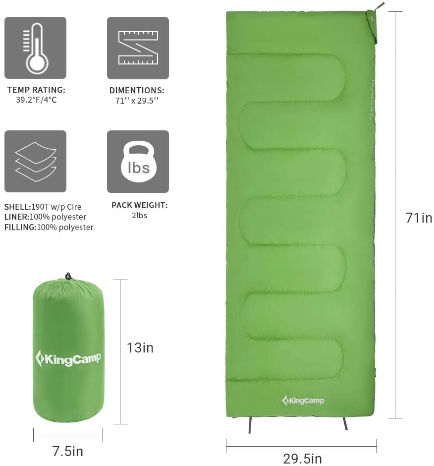 kingcamp-joinable-envelope-lightweight-adults-sleeping-bags image 2