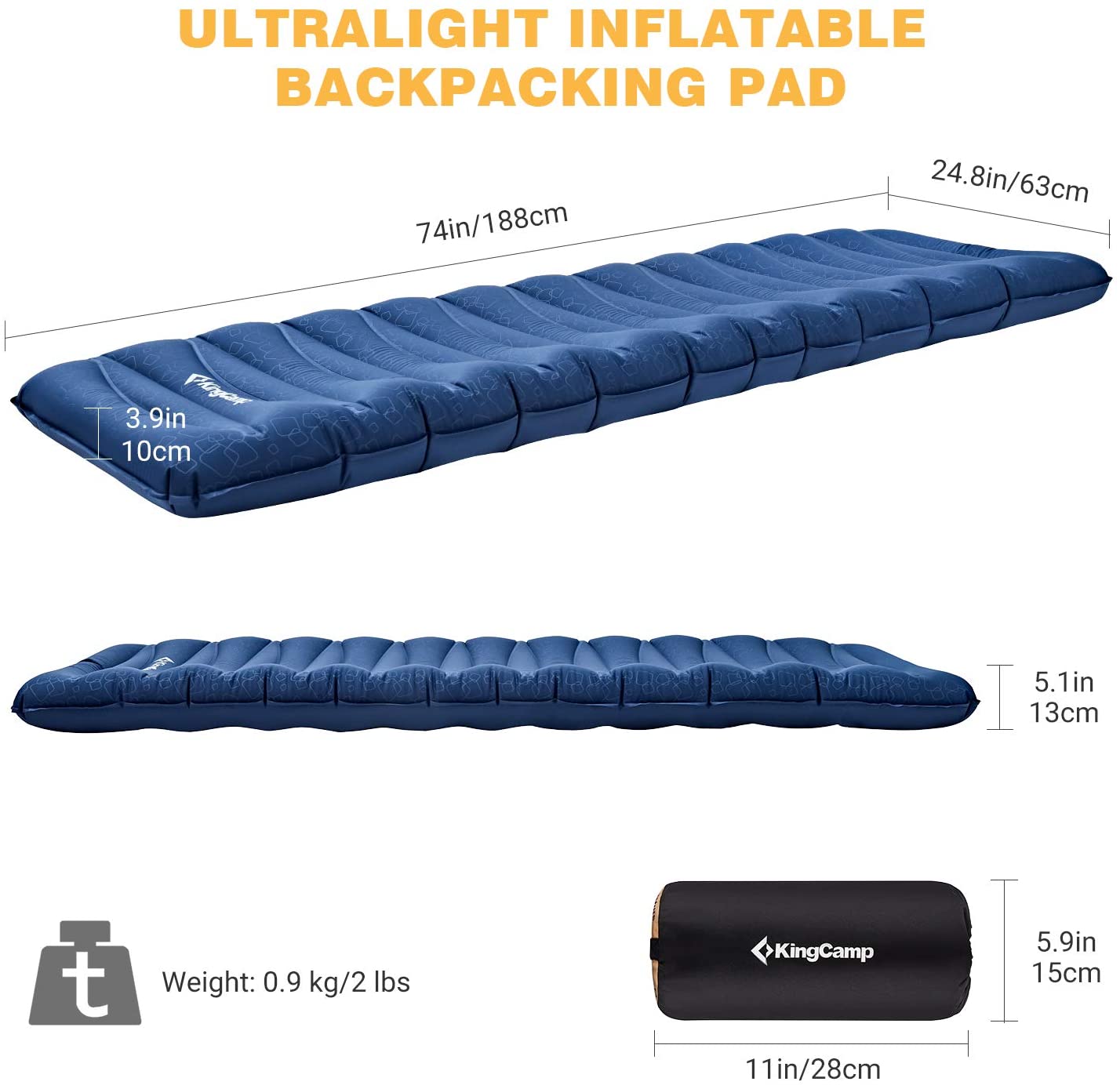 kingcamp-deluxe-anti-rollover-self-inflating-camping-mattress-single-double image 4