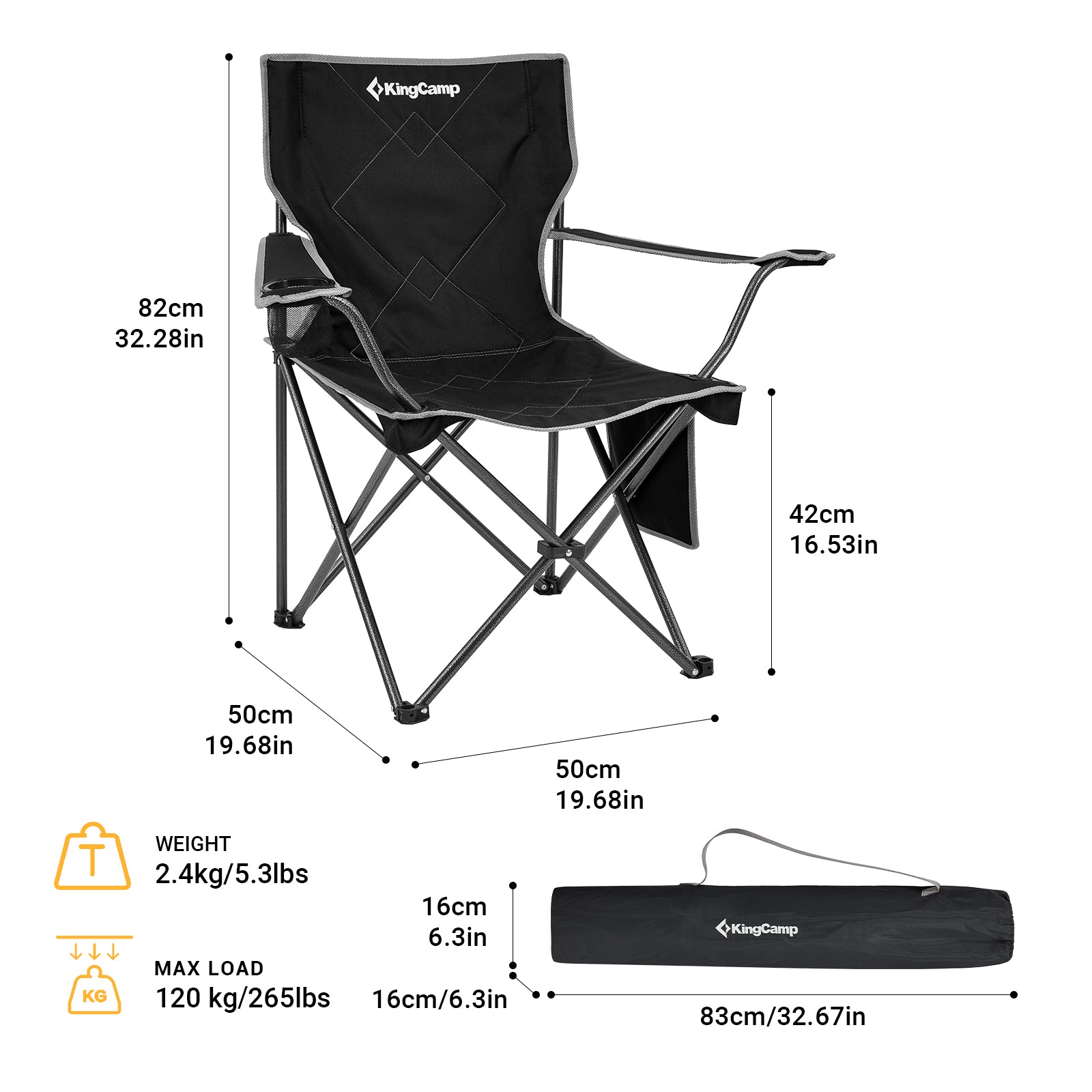 kingcamp-lightweight-folding-camping-chair image 7